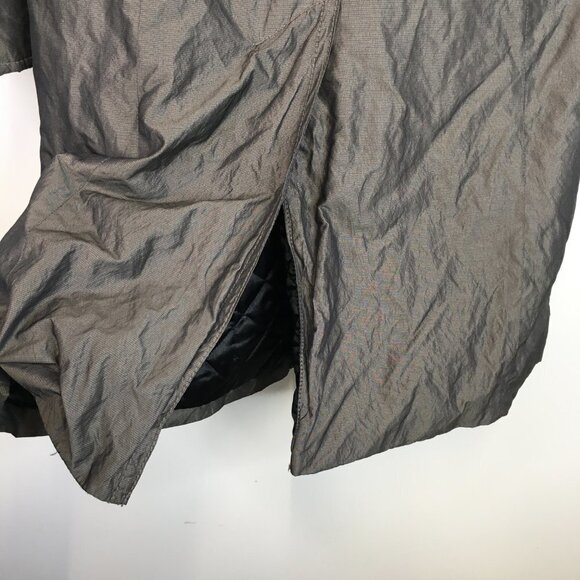 Laundry by Shelli Segal Fur Trim Hood Long Jacket Green Size XS - Picture 16 of 16